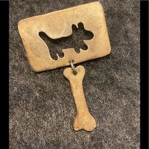 Cute Vintage Sterling Silver Brooch